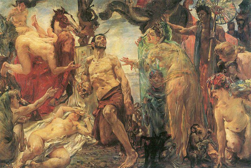 Lovis Corinth Versuchung des heiligen Antonius France oil painting art